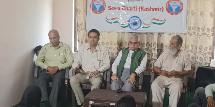 Sewa Bharti Marks Hindi Divas in Kashmir