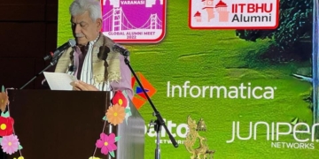 Lt Governor addresses IIT BHU Global Alumni Meet at Santa Clara, California