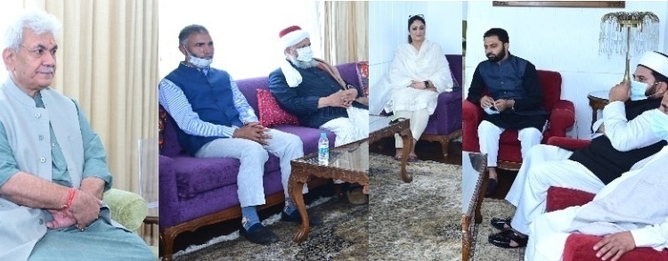Prominent Ulamas discussed promotion of Reshi-Sufi culture in Kashmir with Lt Governor