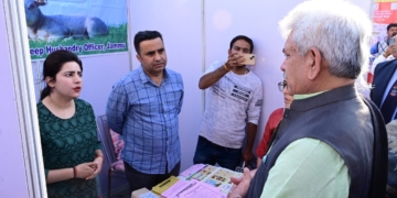 Lt Governor attends the Back to Village programme at Garkhal border village in Akhnoor