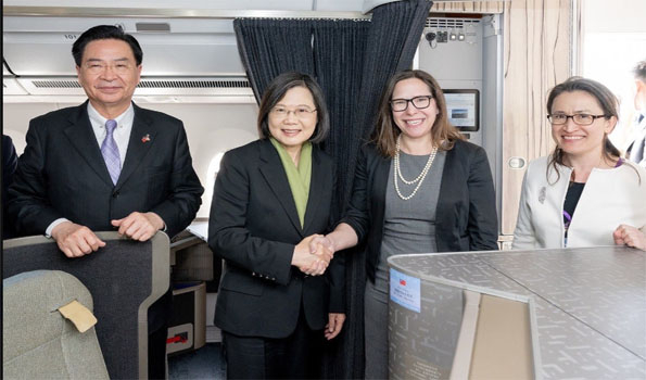 Taiwanese leader Tsai arrives in New York: Reports