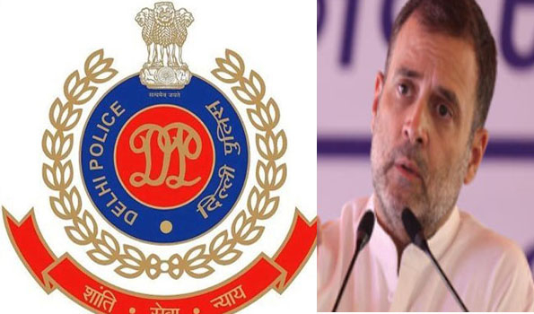 Delhi Police reaches at Rahul Gandhi’s residence to seek details of victims