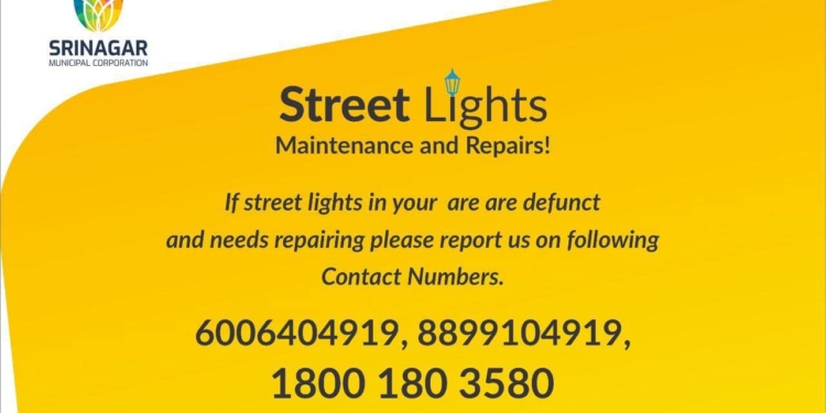 SMC issues “Defunct” numbers to register grievances about defunct streetlights