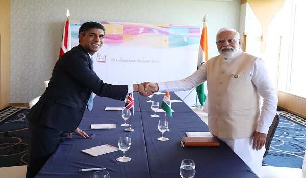 PM Modi, UK PM Rishi Sunak hold bilateral talks in Hiroshima, discuss FTA negotiations