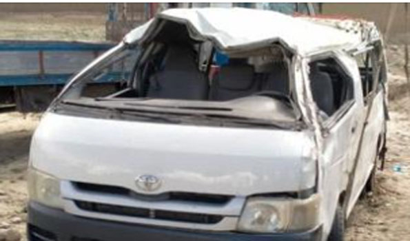 4 dead, 10 injured as van turns turtle in east Afghanistan
