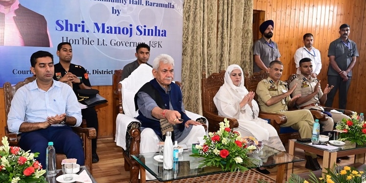 LG Manoj Sinha inaugurates Cinema Halls in Baramulla and Handwara