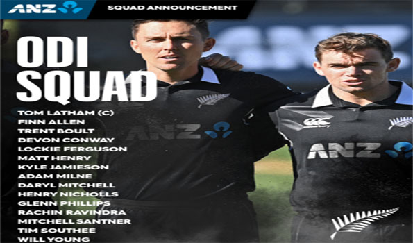 New Zealand name squad for England
