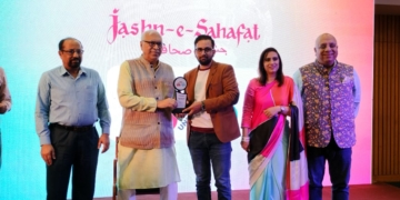 Journalist Bilal Bashir Bhat bags prestigious e4m award in Urdu Journalism