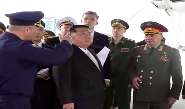 Kim Jong Un meets Russian DM