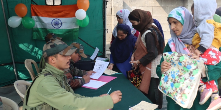 Medical Camp for Women at Khunmoh by Indian Army