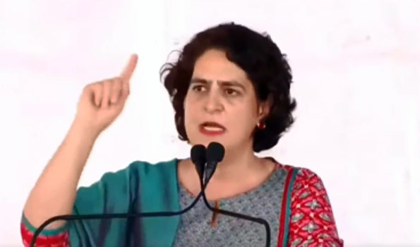 Priyanka accuses Modi of playing religion card
