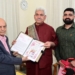 Lt Governor releases Padma Shri Dr Jitendra Udhampuri’s poetry “Era of Peace, Progress and Prosperity”