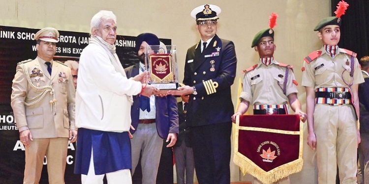 Lt Governor attends Annual Day Celebration of Sainik School, Nagrota
