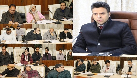 DC Srinagar reviews implementation of self employment generation schemes