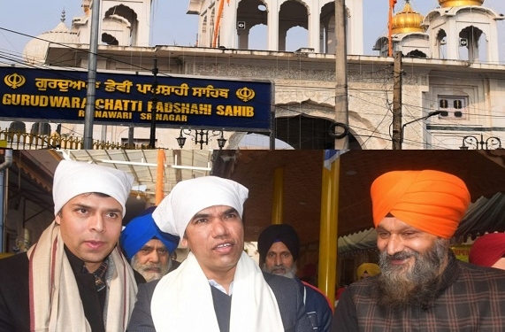 Div Com Kashmir visits Chatti Padshahi Rainawari; greets Sikh Sangat on Prakash Parv