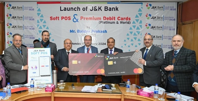 MD J&K Bank launches Soft POS and Premium Debit Cards