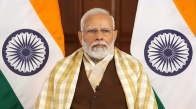 PM Modi interacts with beneficiaries of Viksit Bharat Sankalp Yatra