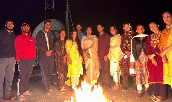 Lohri Festival Illuminates Poonch Campus with Joy and Bonfires