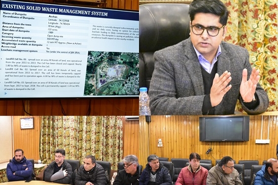 Commissioner, SMC chairs high level meeting on Sanitation & Solid Waste Management in Srinagar City