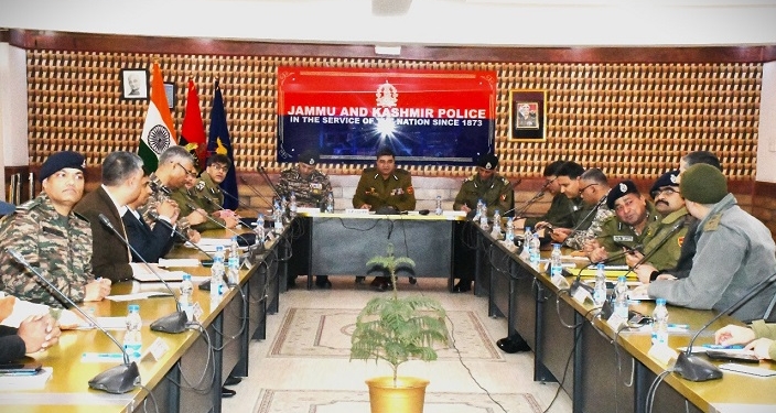 IGP Kashmir revisits security in a joint meeting at PCR Kashmir