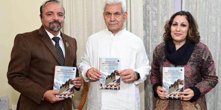 Lt Governor releases Col AK Raina’s book ‘Beyond the Frozen Frontiers’