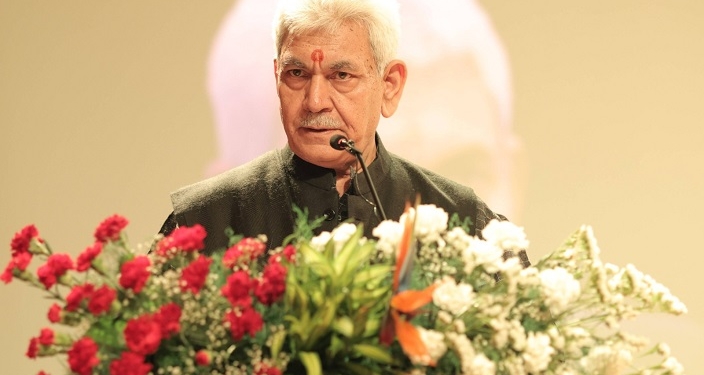 LG Manoj Sinha addresses SRCC’s Business Conclave 2024 in New Delhi