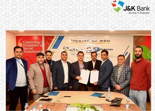 J&K Bank renews MoU with Piaggio