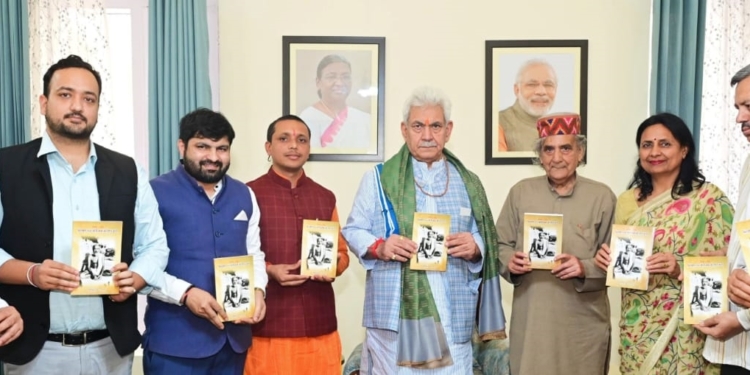 Lt Governor releases publication on the life of Sant Mauni Baba