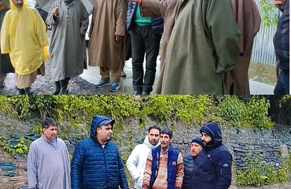 ADC Sopore visits Flood prone areas amid heavy rainfall; urges residents to exercise caution