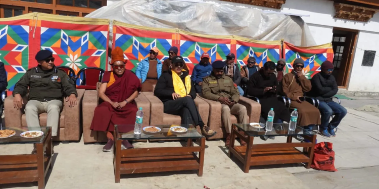 ADGP Ladakh visits Zanskar Sub Division