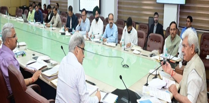 LG Sinha chairs a high-level meeting to review skill development & entrepreneurship