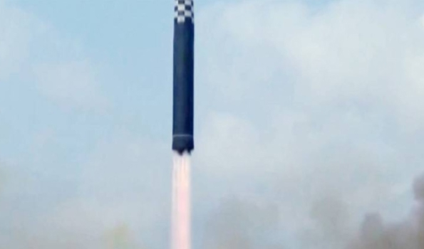 N Korea launches missile towards sea of Japan