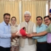 Jagmeet Kour Bali , Advocate Shafiq Ahmad calls on LG Sinha