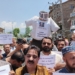 BJP Srinagar District Team Protests Against District Administration Shopian Over Security Negligence