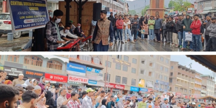 CBC hosts Awareness Program under SVEEP on Voting & Democracy Participation at Lal Chowk