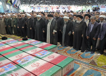 Ayatollah Khamenei leads funeral prayers of President Raisi, FM Amir-Abdollahian