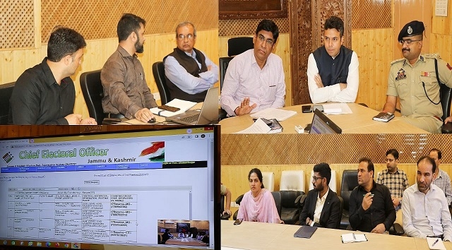 Lok Sabha Elections Counting Observers for Srinagar PC review preparations for Counting of Votes