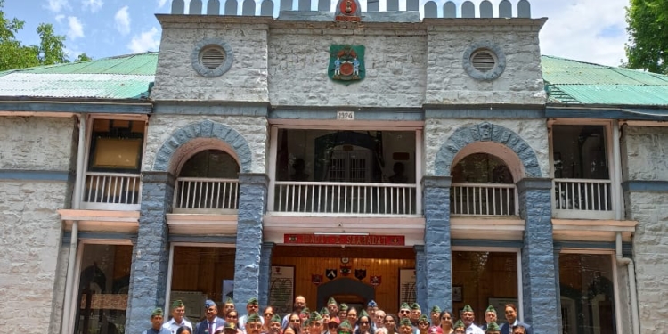 Visit of tri service veterans to Srinagar as part of Kargil Vijay Diwas