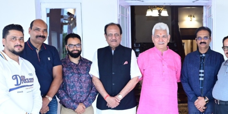 Representatives of MSME Development Forum call on Lt Governor