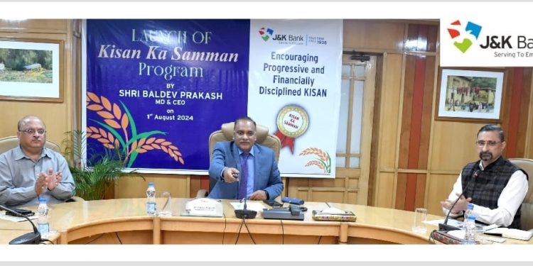 J&K Bank launches “Kisan Ka Samman”