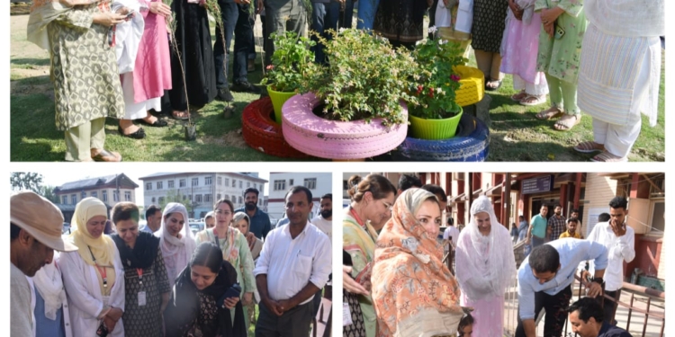 SMHS Hospital goes green, creates new green spaces, launches massive sanitation drive
