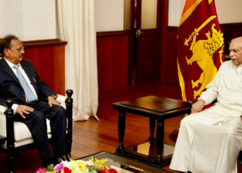Ajit Doval in Colombo, calls on Sri Lankan PM Dinesh Gunawardena