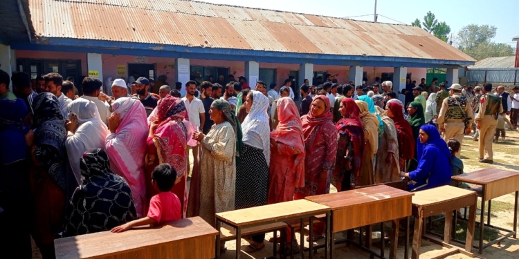 Assembly Elections-Phase 3: 56.01 % polling recorded in all 40 assembly constituencies till 3 PM