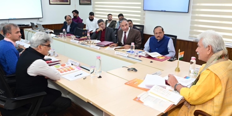 Lt Governor chairs 35th University Council Meeting of SKUAST Kashmir