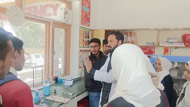 Sankoo Campus, GDC Kargil organizes exposure visit cum hands-on training at CHC Sankoo