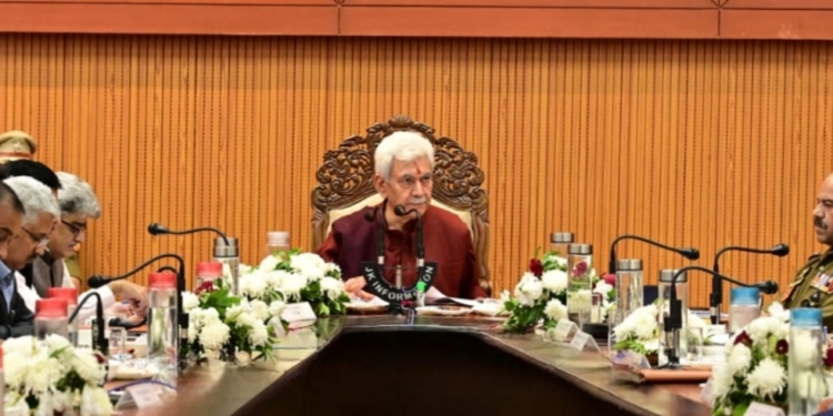 Lieutenant Governor Chairs DCs, SSPs Meeting on Security & Development Projects in Jammu Division