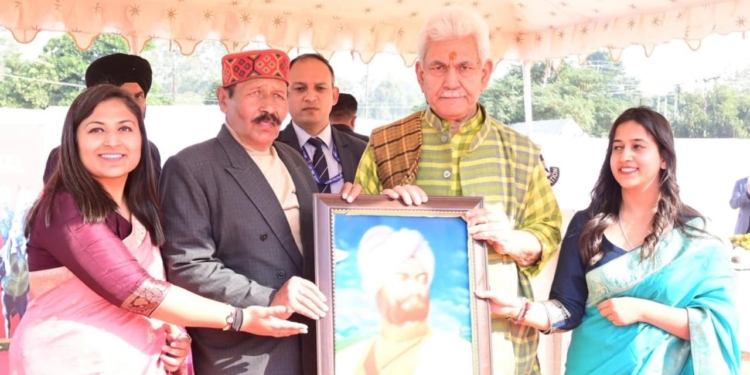 LG Manoj Sinha pays tributes to General Zorawar Singh on his Martyrdom Day