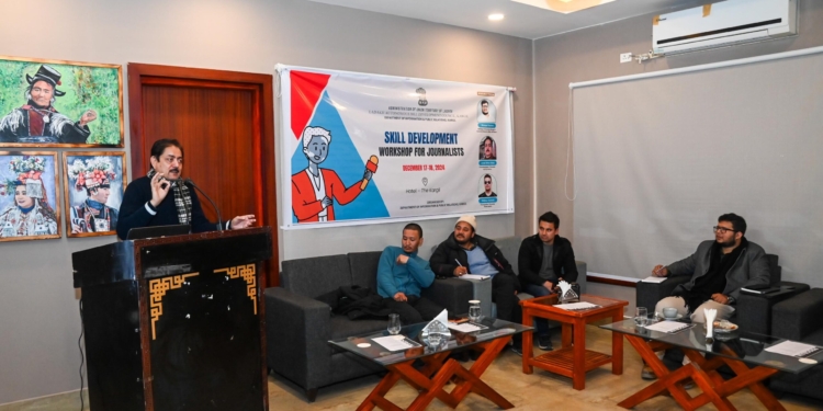 Two-day skill development workshop for journalists organized by DIPR Kargil begins