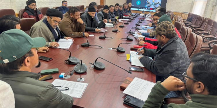CEC Kargil reviews financial target achieved under District CAPEX Budget 2024-25