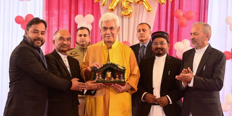 Lieutenant Governor attends Christmas Celebrations organised by ‘All J&K Christian Sabha’